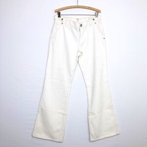 BCBG max Azria jean Joyce, classic ivory corduroy, classic trouser